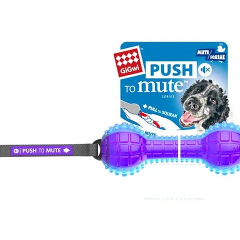 GiGwi - Push To Mute - Dumbell