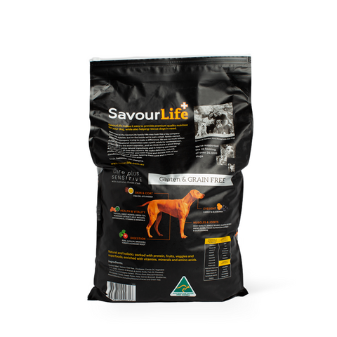 SavourLife - Adult Dog - Care plus - GRAIN FREE - Sensitive with Australian Ocean Fish - 2.5kg