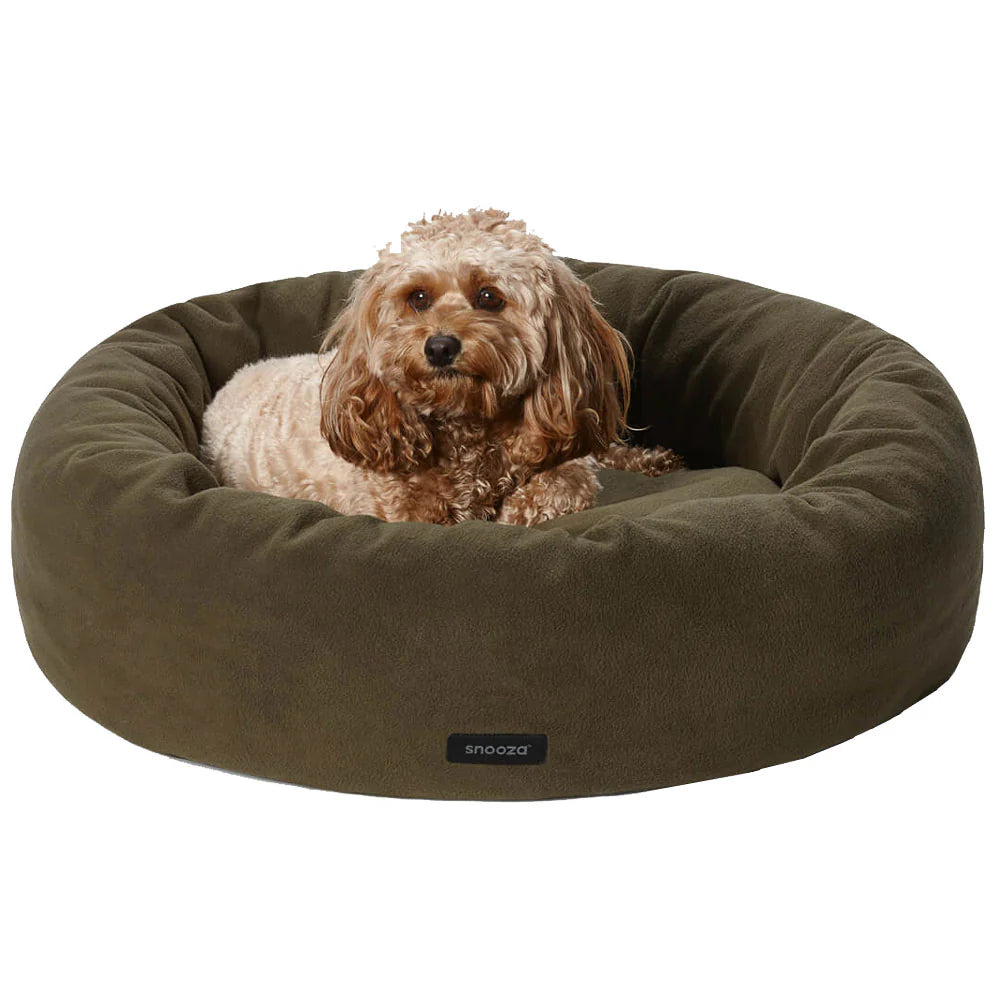 Snooza - Self-Warming Polar Fleece Cuddler - Olive - Extra Large - Medium 