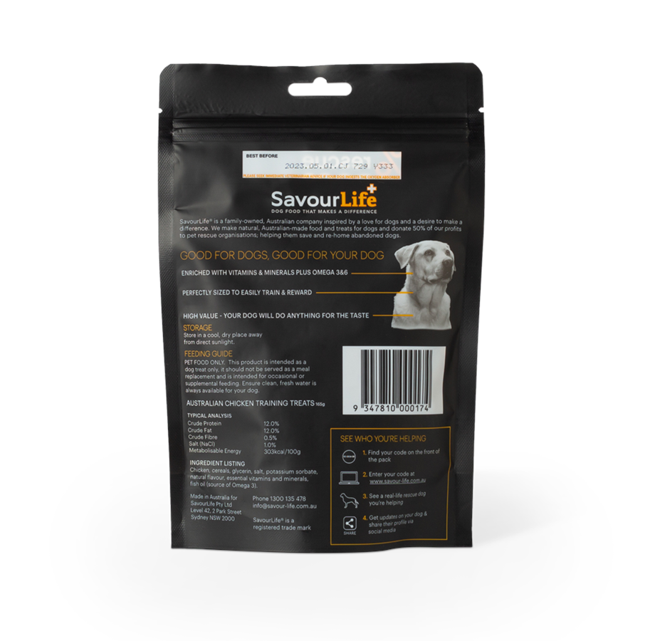 SavourLife - Training Treats - Aussie Lamb for Puppies - 165g