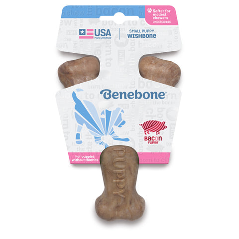 Benebone - Bacon Puppy Wishbone - Medium-Small