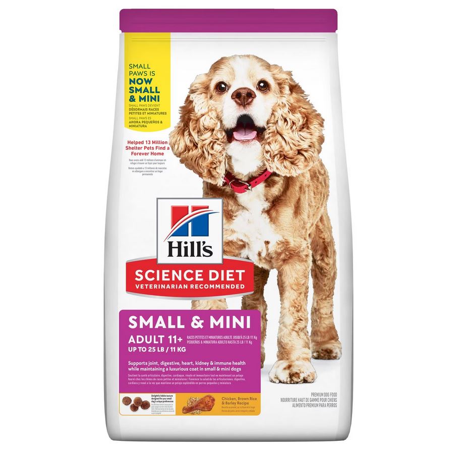 Hill's - Science Diet - Adult Dog Dry Food   (11+) - Small & Mini - 2.04kg