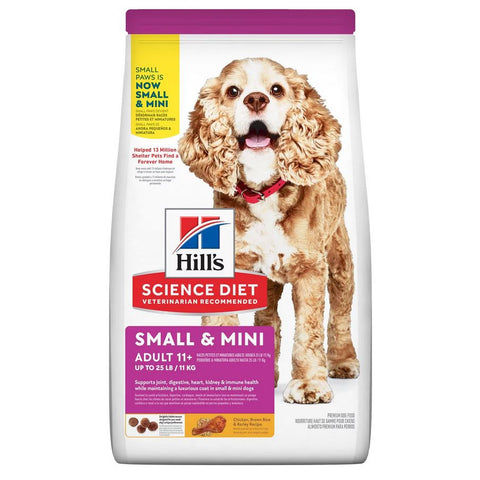 Hill's - Science Diet - Adult Dog Dry Food   (11+) - Small & Mini - 2.04kg