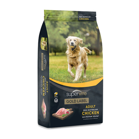 Supervite Gold Label - Adult Dog - Australian Chicken - 20kg-7.5kg-3kg