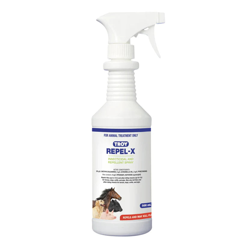 Troy - Repel X Suitable for horses, dogs, cattle and pigs - 500ml