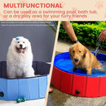 Floofi Pet Pool 120cm*30cm L Red Circle