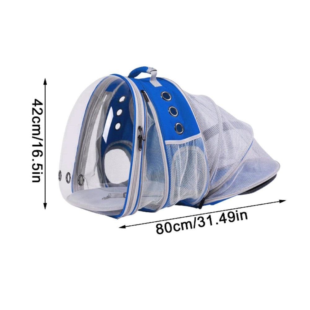 Floofi Expandable Space Capsule Backpack - Model 1 (Blue)