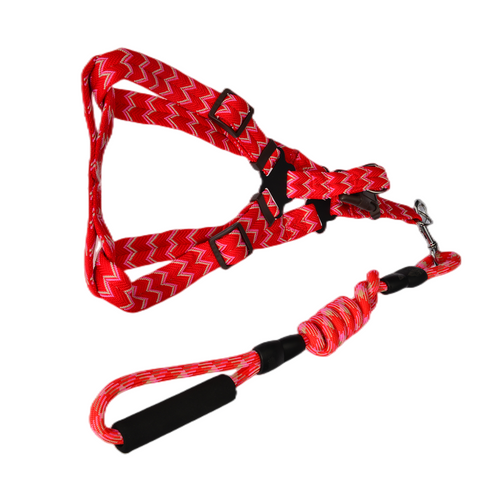 YES4PETS 2 X Medium Pet Dog Cat Puppy Kitten Rabbit Dog Harness Collar leash lead 5 Color
