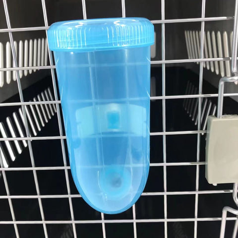 YES4PETS 500ml Dog Cat Hamster Rabbit Water Bottle Hanging Drinking Dispenser Feeder Blue