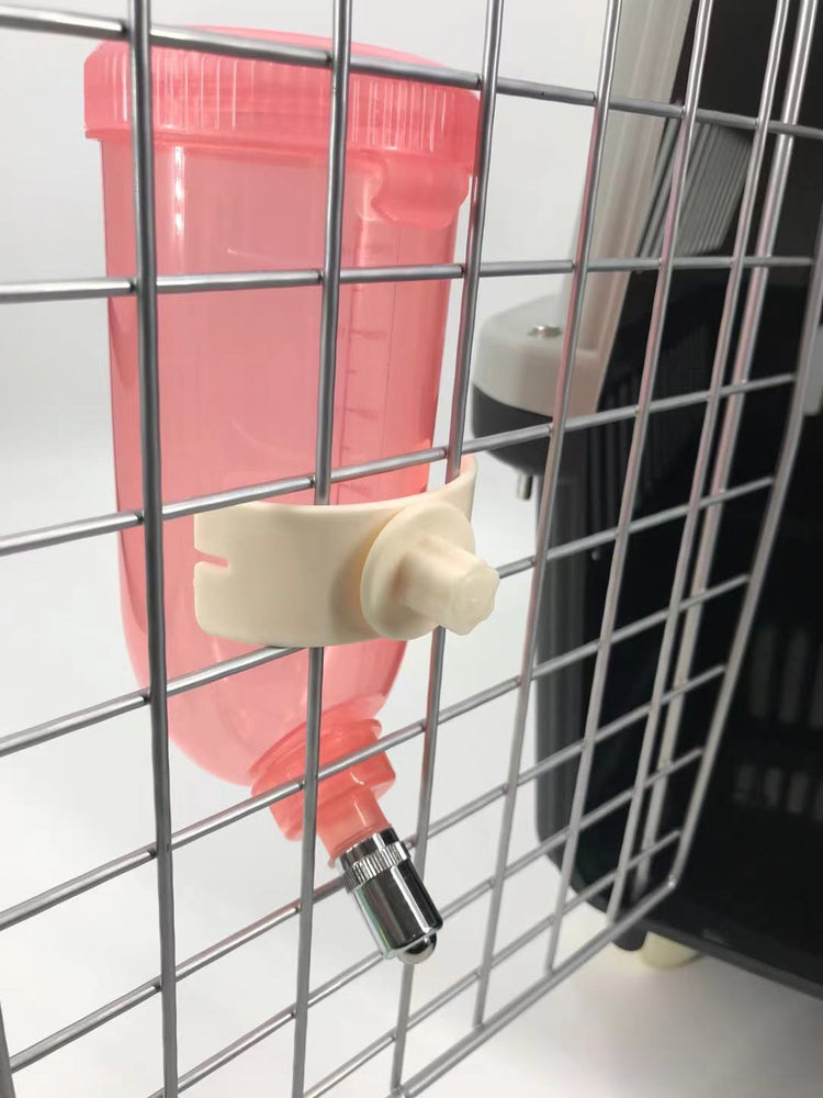 YES4PETS 500ml Dog Cat Hamster Rabbit Water Bottle Hanging Drinking Dispenser Feeder Pink