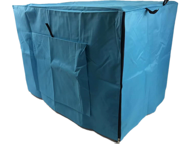 YES4PETS 48' Dog Cat Rabbit Collapsible Crate Pet Cage Canvas Cover Blue