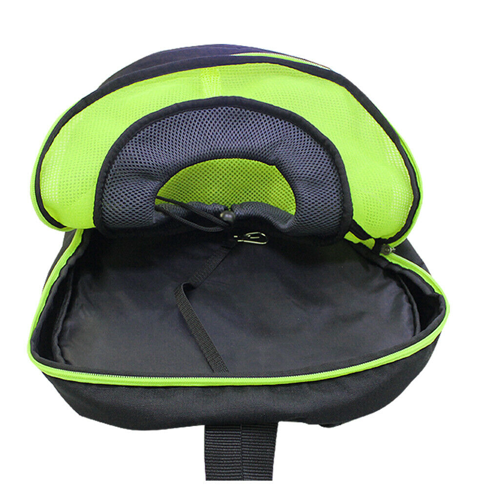 S-Green Ondoing Pet Carrier Backpack Adjustable Dog Puppy Cat Front Carrier Head Out