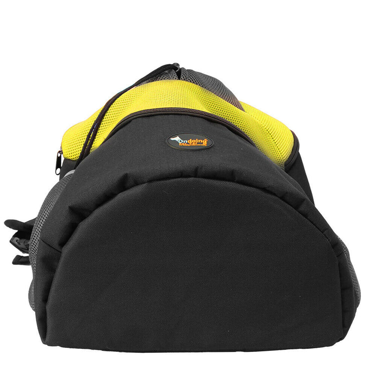 S-Yellow Ondoing Pet Carrier Backpack Adjustable Dog Puppy Cat Front Carrier Head Out