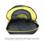 M-Yellow Ondoing Pet Carrier Backpack Adjustable Dog Puppy Cat Front Carrier Head Out