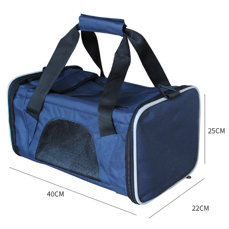Ondoing Portable Pet Carrier Tote Travel Bag Kennel Soft Dog Crate Cage Indoor Outdoor